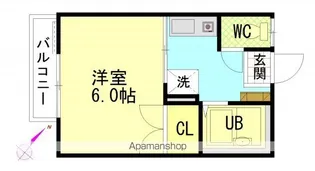 パークハイツ西蟹屋【1階】の間取り
