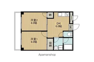 メゾン・ド・アニヴェルセル【103号室】の間取り