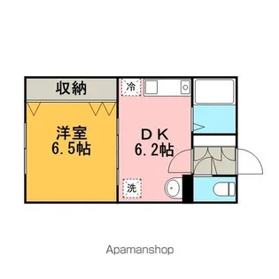 ハイムはなはな【203号室】の間取り