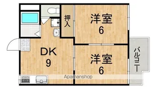 シティ菅原Ⅱ【1階】の間取り