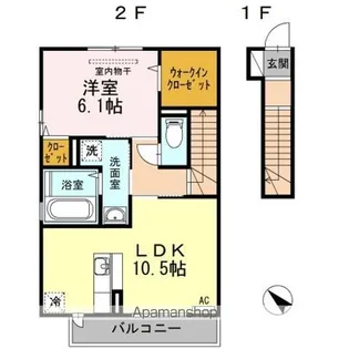 メゾン・エトワール【2階】の間取り