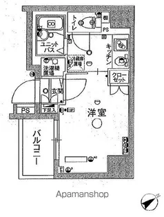 スカイコートヌーベル池袋【10階】の間取り