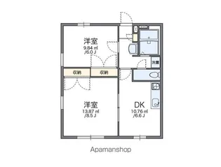 レオパレス池田S・Y【105号室】の間取り