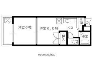 TIFFANY HEIGHTS【305号室】の間取り