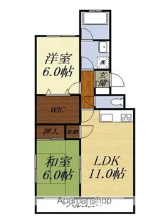 バンブーハウス【2階】の間取り
