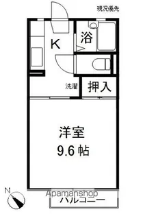 フレグランス七瀬Ⅱ【1階】の間取り