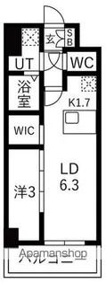 メイクスアート浄心【7階】の間取り