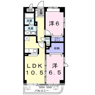 クラシオン Ⅰ【5階】の間取り