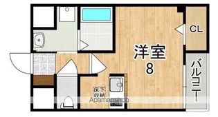 パレット法蓮【1階】の間取り
