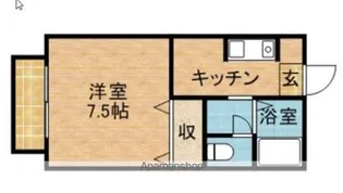 フォーブルⅡ【101号室】の間取り