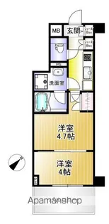 神奈川県川崎市宮前区土橋2丁目【マンション】の間取り