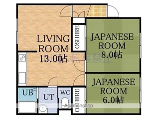 もたいマンション【1階】の間取り