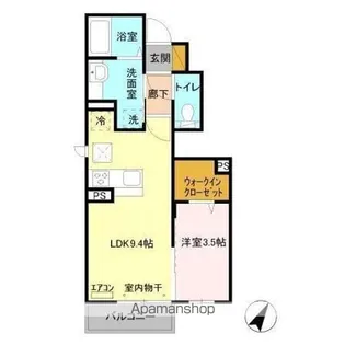 インペリアル野田 VI【1階】の間取り