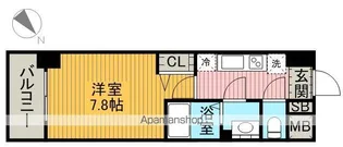 リバーコート砂田橋Ⅱ【401号室】の間取り