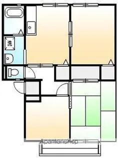 サンビレッジ西深津 A【2階】の間取り