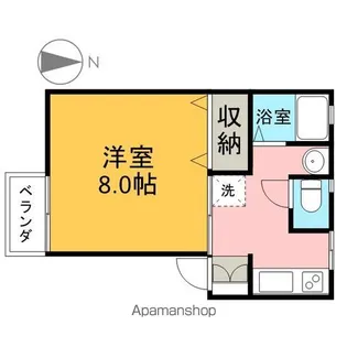 ハイツルーセントⅠ【101号室】の間取り