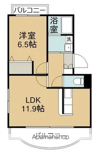 HAUSE.A.DORF BLAU【1階】の間取り