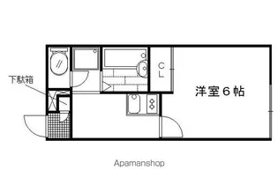 レオパレス滋野【101号室】の間取り