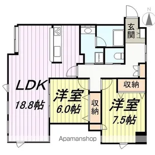 アーバンライフ橋本【3階】の間取り