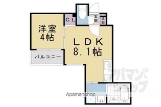 F ASECIA PHAON【304号室】の間取り