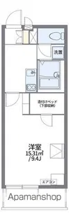 レオパレスマルトウェーブ【206号室】の間取り