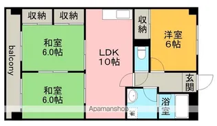 グランドール白旗【4階】の間取り