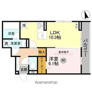 le lien【3階】の間取り