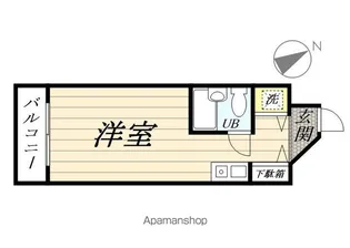 シーアイマンション鶴見【713号室】の間取り