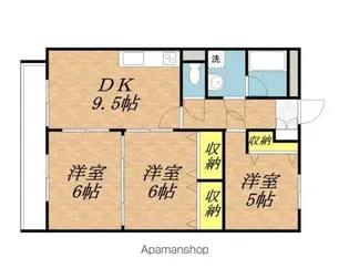 エクセレントビュー【203号室】の間取り