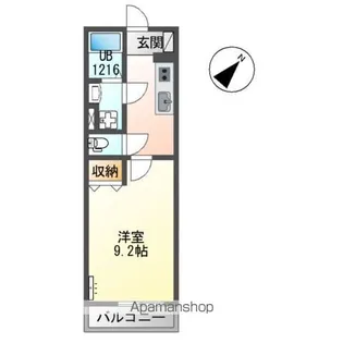 TISSAGE(ティサージュ)【3階】の間取り