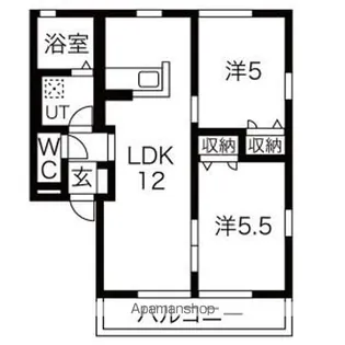 プライム・スクエアーC棟【202号室】の間取り
