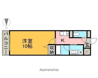 YOSHIX代官町【7階】の間取り