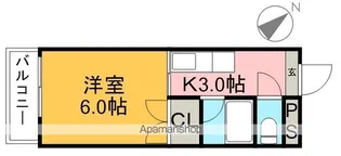 コーポ青雲【2階】の間取り