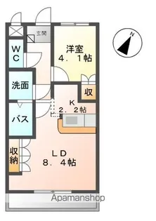 プランドール【2階】の間取り