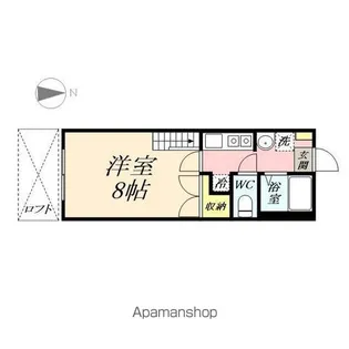 シャルマンパレス【1階】の間取り