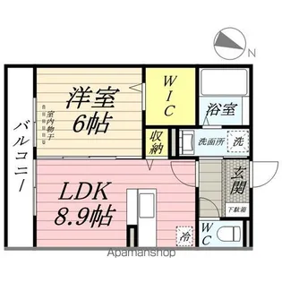 イヴェール【2階】の間取り