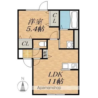 RITSⅡ【1階】の間取り