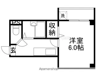 メゾン蔵【201号室】の間取り