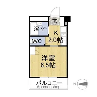 ハッピーマンション【205号室】の間取り