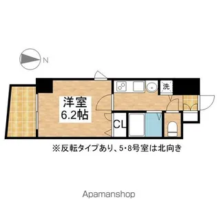 プレサンス泉シティアーク【10階】の間取り