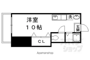 紫野ハイツ【206号室】の間取り