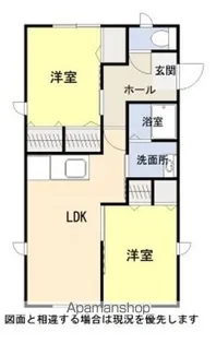 井上町アパート【101号室】の間取り