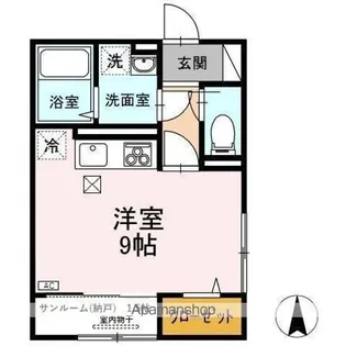 アクシス寺町【1階】の間取り