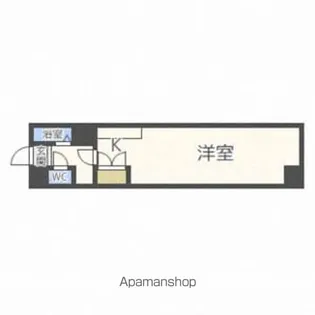パワービル大麻駅前【508号室】の間取り