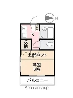ドエル新北【1階】の間取り