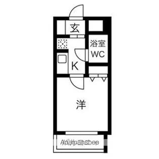 ブリッヂガーデンNAGONO【7階】の間取り