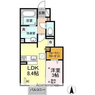 ルーチェ【1階】の間取り