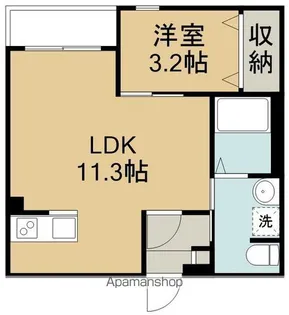 ステラ連坊【1階】の間取り