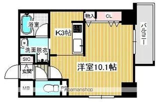 DIAX ダイアックス【3階】の間取り