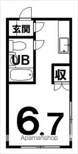 コーポモリタ【201号室】の間取り